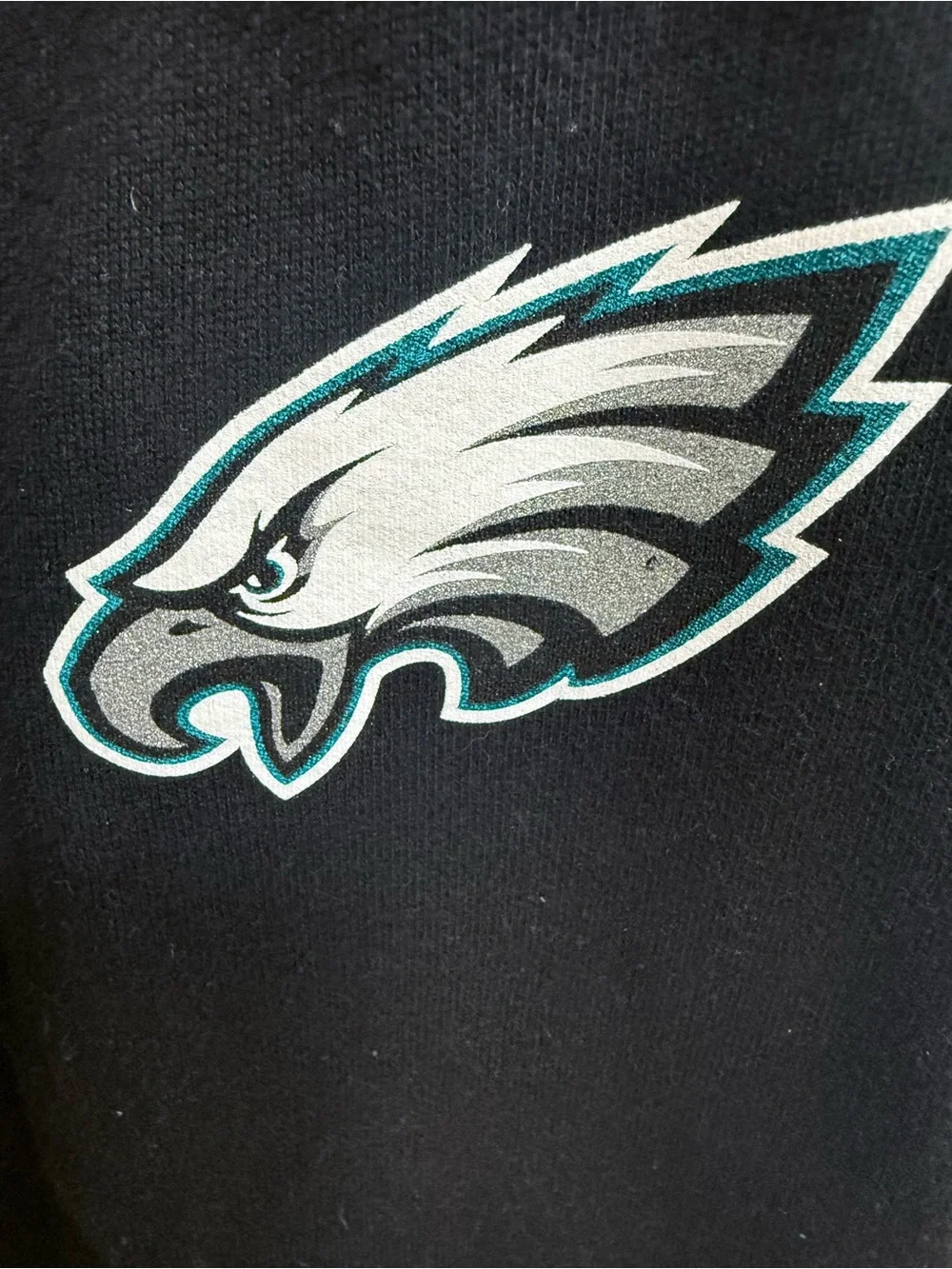 NWT Philadelphia Eagles NFL Black Joggers w/Logo, Size Medium